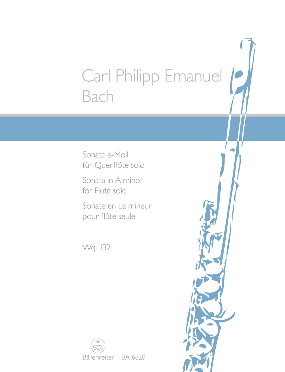 C.P.E Bach sonata in a minor for flute solo Wq 132